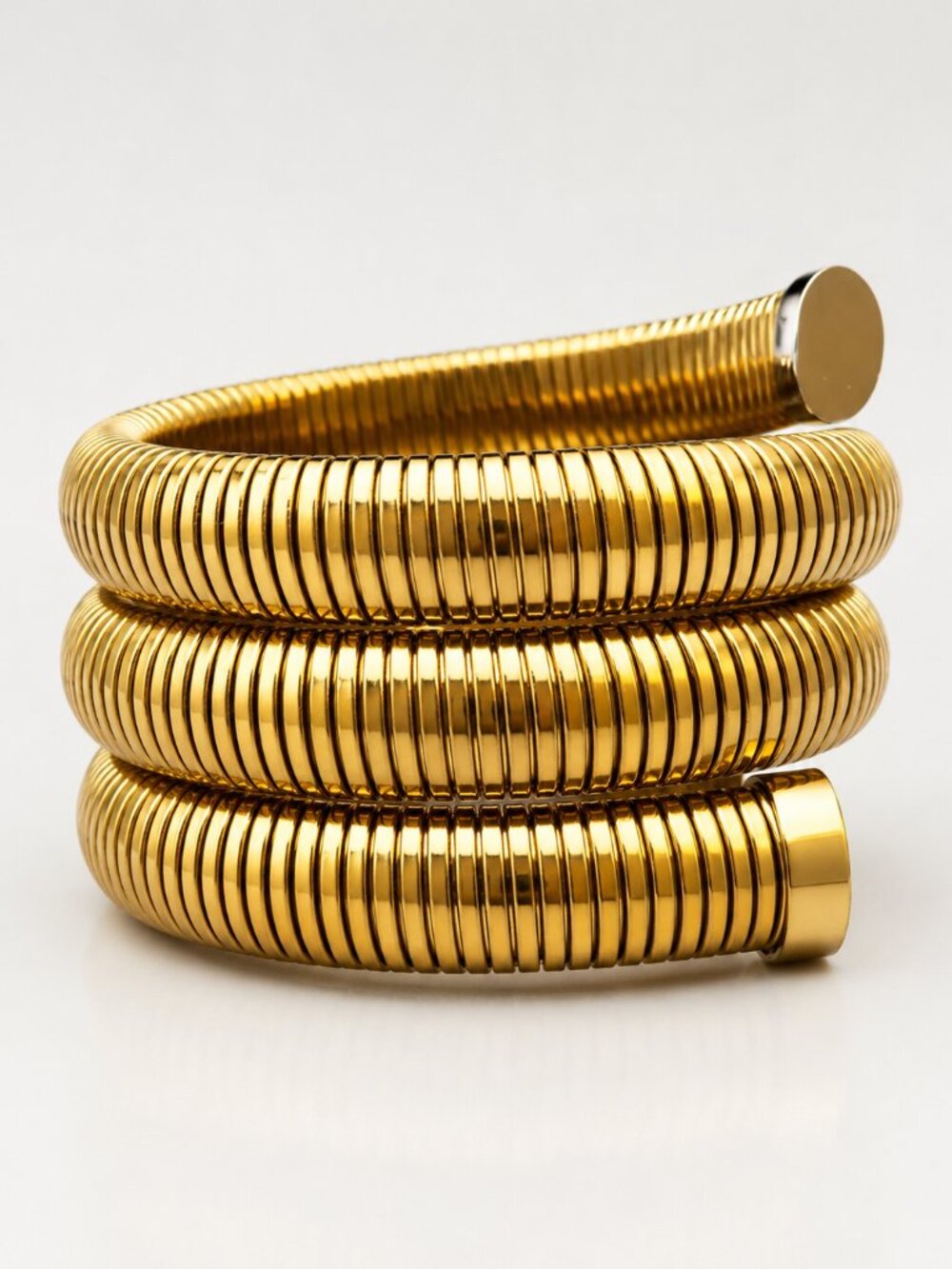 Luv AJ The Palais Flex Snake Chain Bracelet- Gold